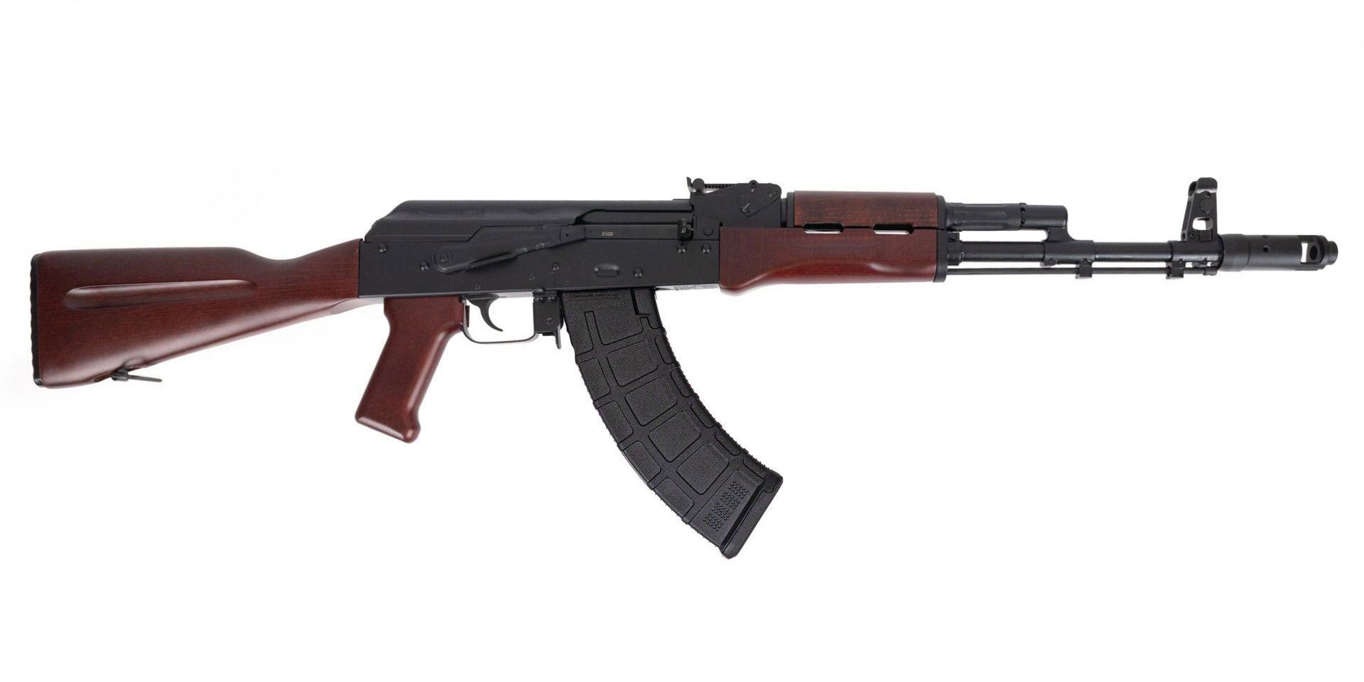 PSA AK-103 Premium Forged Classic Rifle with Cleaning Rod, Redwood - Palmetto State Armory