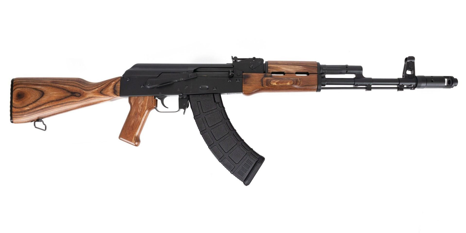 PSA AK-103 Premium Forged Classic Rifle with Cleaning Rod, Nutmeg - Palmetto State Armory