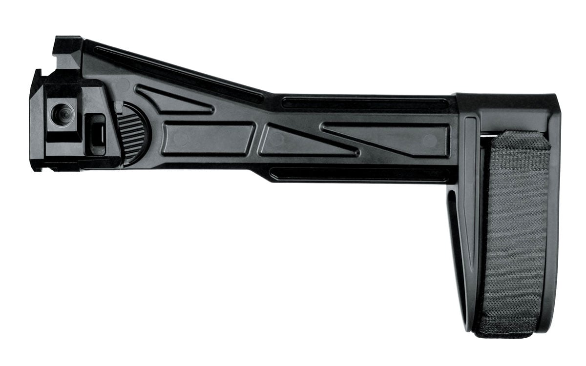 SB Tactical CZ Scorpion Evo Pistol Brace, Black - EVO2-01-SB - Sb Tactical