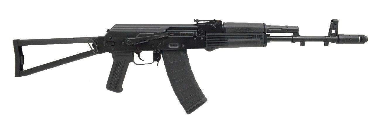PSAK-74 Classic Triangle Side folding rifle with Toolcraft Trunnion, Bolt, and Carrier, Black - Palmetto State Armory