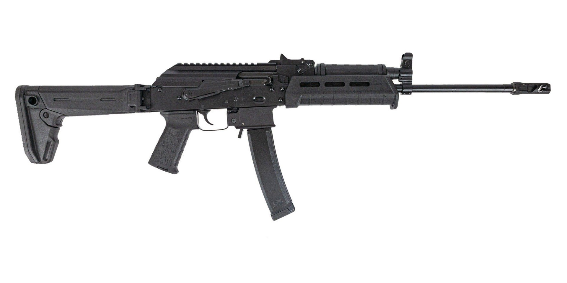 PSA AK-V 16" 9mm MOEkov Rifle, Black - Palmetto State Armory