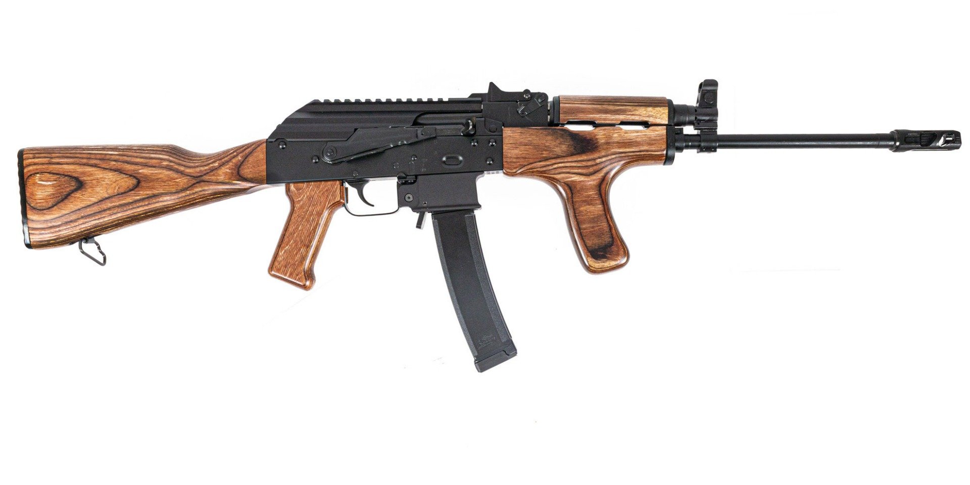 PSA AK-V 16" 9mm Classic Rifle with Dong, Nutmeg - Palmetto State Armory