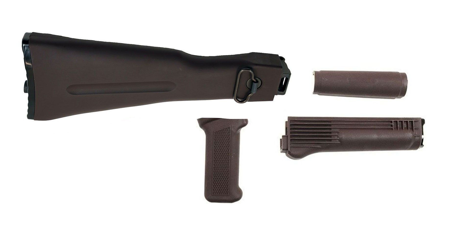 PSAK-47 Classic Folding Stock Furniture Set, Plum