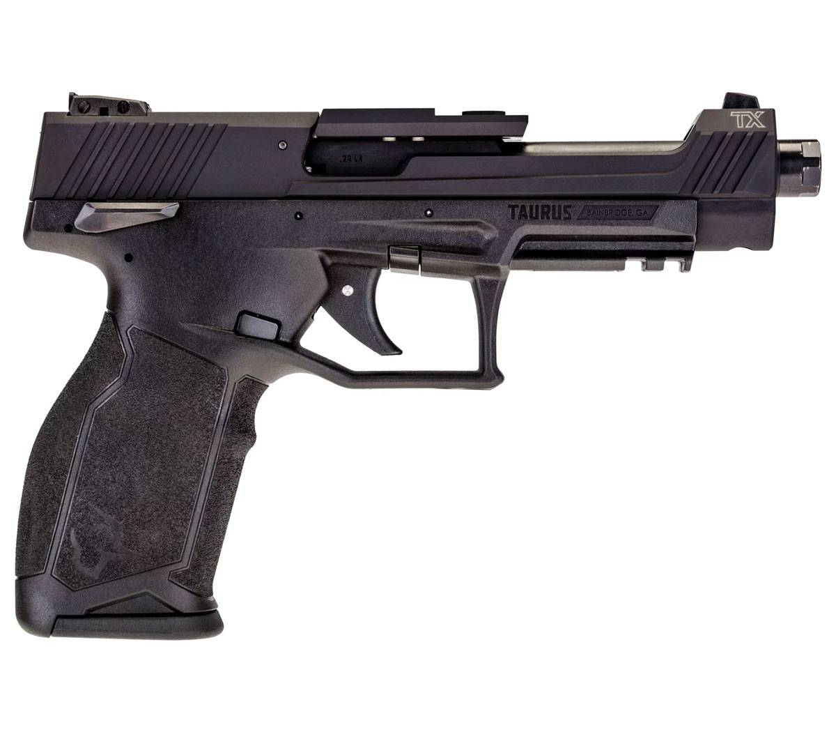 Taurus TX22 Competition SCR 5.4" 16rd 22lr Pistol, Black - 1-TX22C151-T - Taurus