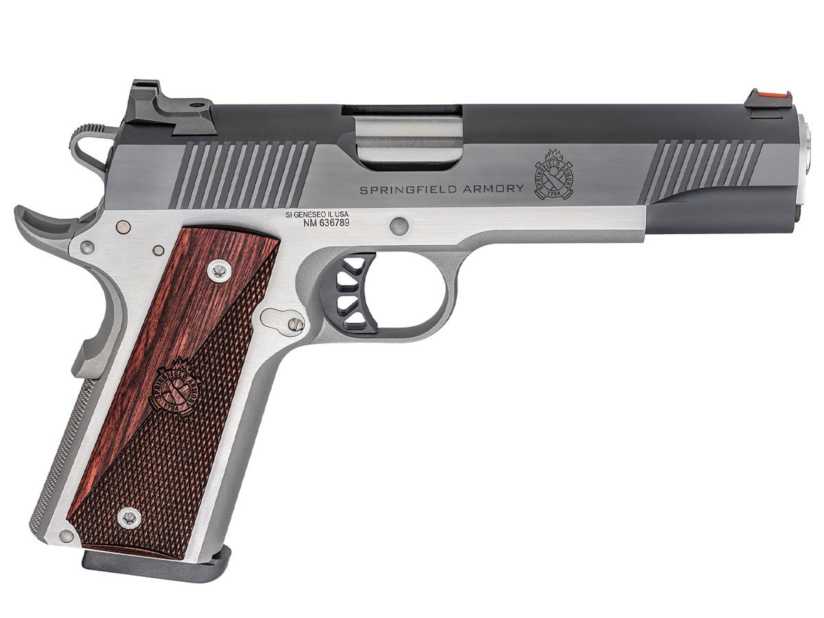 Springfield 1911 Ronin 5" 8rd 10mm Pistol w/Checkered Cocobolo Grips - PX9121L - Springfield Armory