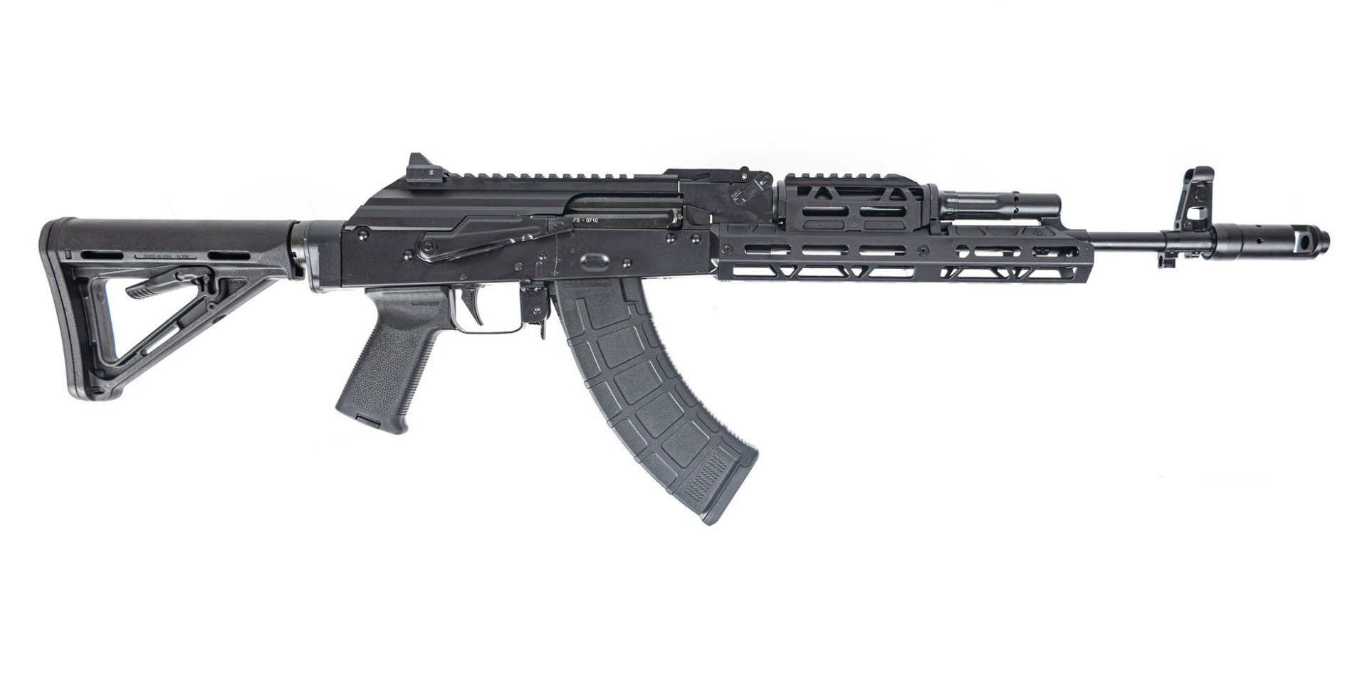 PSA AK-103 GF3 Forged Rifle with ALG Trigger, JL Billet long rail, and Railed Picatinny Dust Cover, Black - Palmetto State Armory