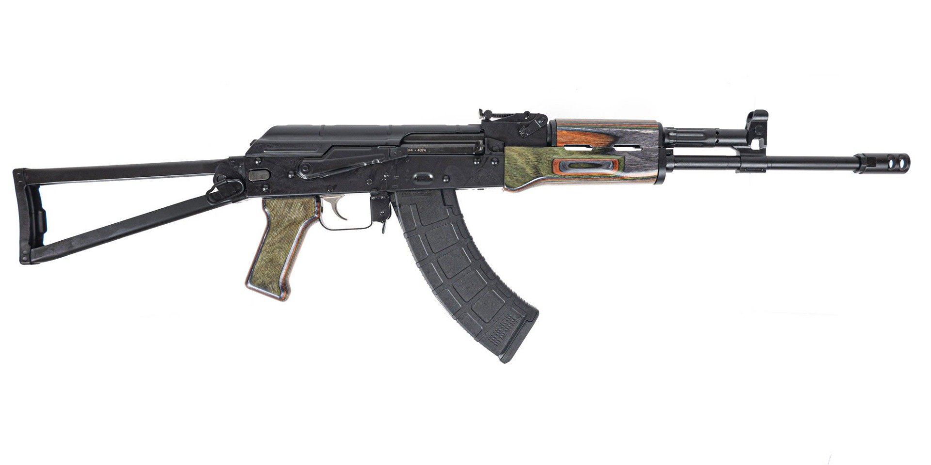 PSAK-47 GF4 Forged Triangle Side Folding Rifle, Voodoo - Palmetto State Armory