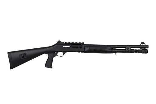Panzer Arms M4 Tactical 12 Gauge Shotgun 18.5" Semi Auto, Black - PAM4TSSB - Panzer Arms