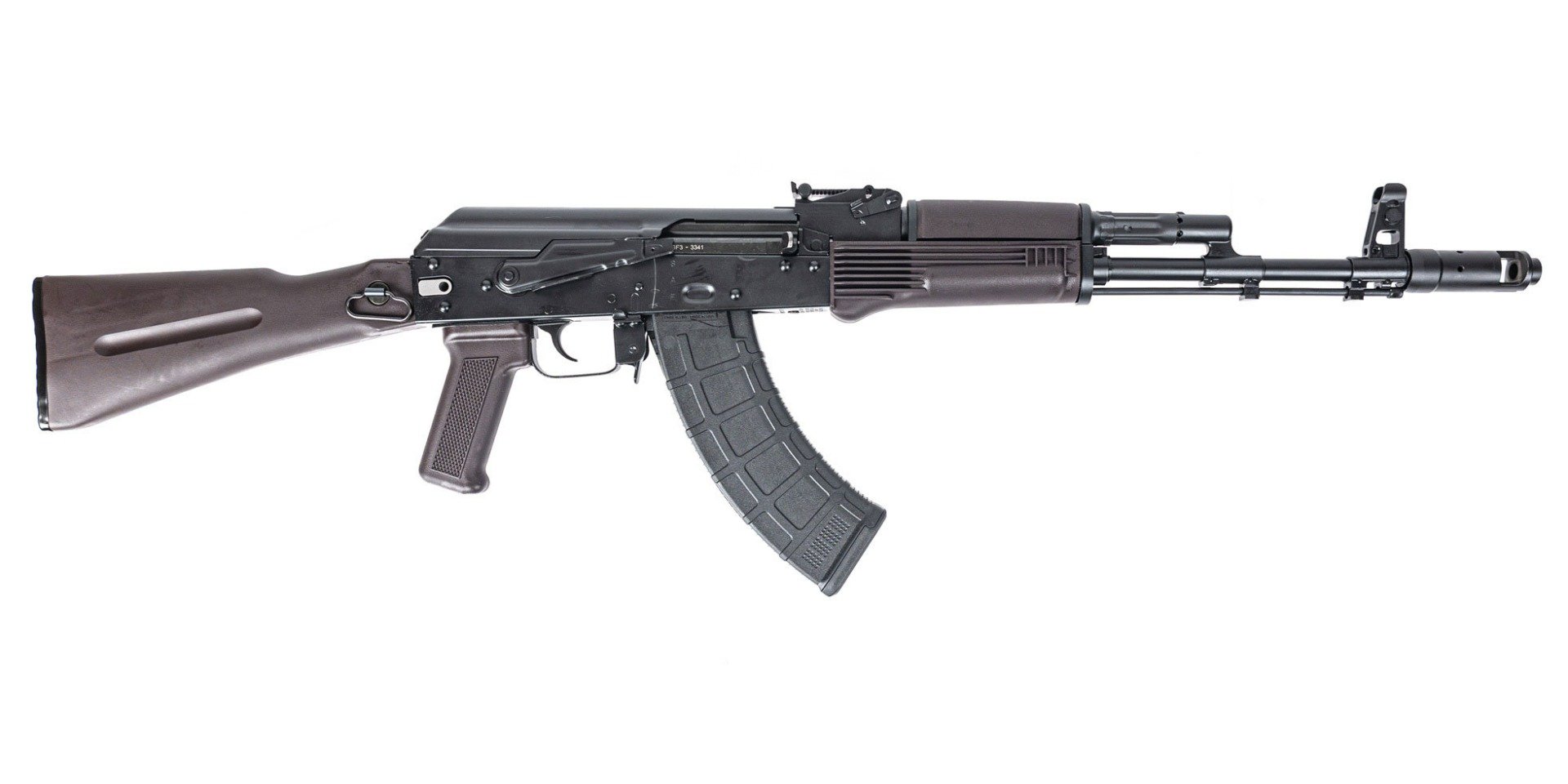 PSA AK-103 GF3 Forged Nitride Barrel Side Folding Rifle, Plum - Palmetto State Armory