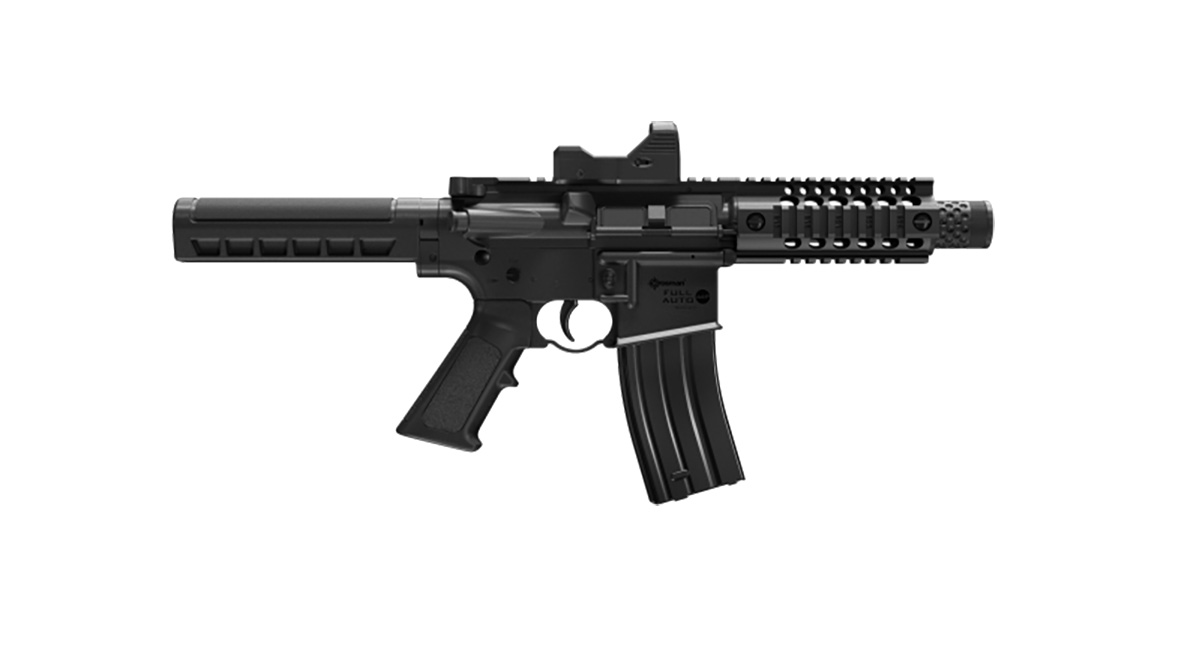 Crosman CO2 Full Auto BB Air Pistol, Black - CFAA4PX - Crosman