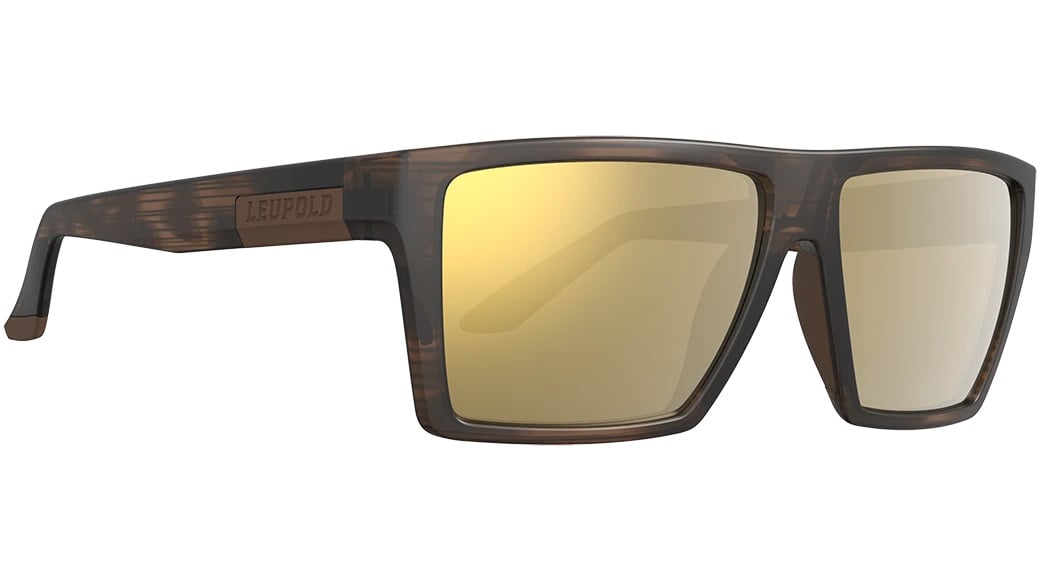 Leupold Refuge Matte Tortoise Sunglasses, Bronze Mirror - 181277