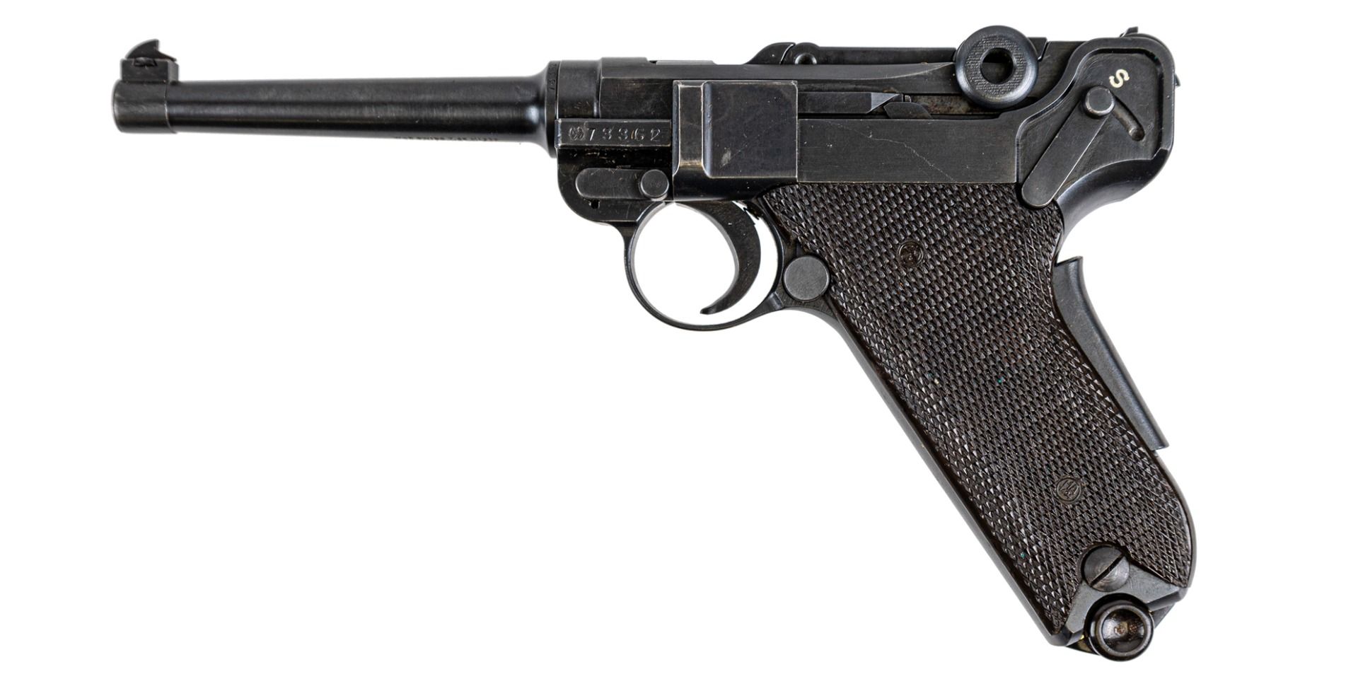Swiss Luger 1929 Model 06/24 C&R Eligible 7.65 cal Pistol - Swiss Luger 2 - Swiss P Defense