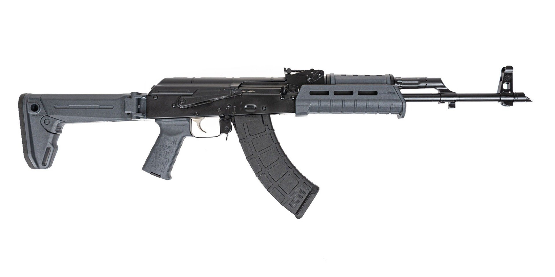 PSA AK-47 GF4 Forged "MOEkov" Rifle, Gray - Palmetto State Armory