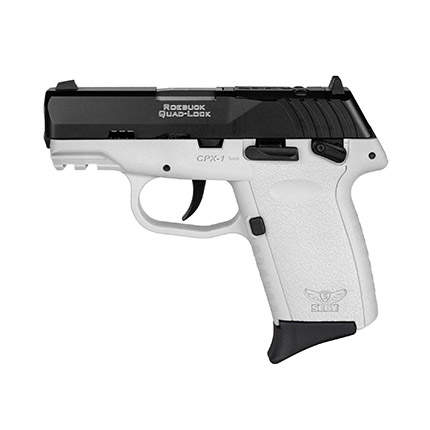 SCCY CPX-1 9mm Pistol 3.1" 10rd, Black/White - CPX1CBWTRDRG3 - Sccy