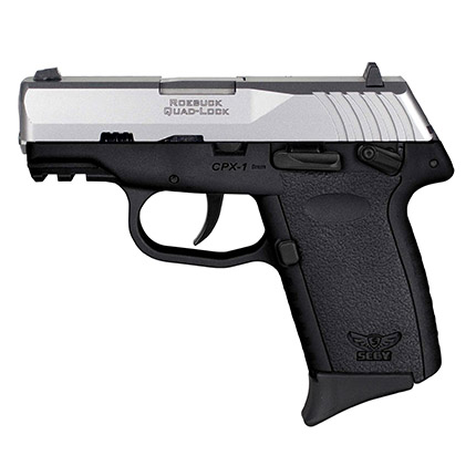 SCCY CPX-1 9mm Pistol 3.1" 10rd, SS/Black - CPX1TTBKG3 - Sccy