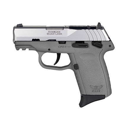 SCCY CPX-1 9mm Pistol 3.1" 10rd SS/Gray - CPX1TTSGRDRG3 - Sccy