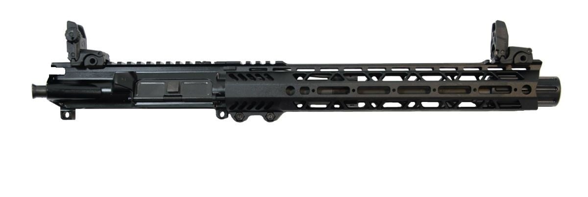 PSA 10.5" Carbine-Length 5.56 NATO 1/7 Phosphate Lightweight M-lok 12" Upper w/MBUS Sight Set - No BCG or CH
