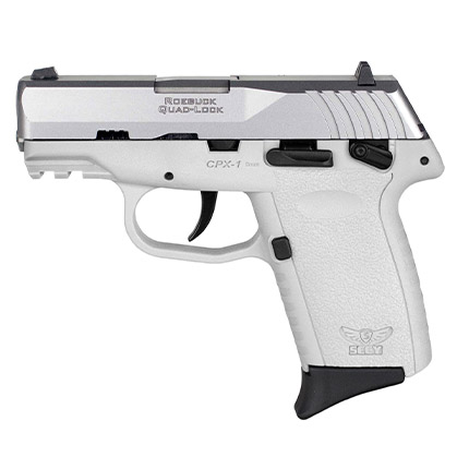 SCCY CPX-1 9mm Pistol 3.1" 10rd, SS/White - CPX1TTWTG3 - Sccy