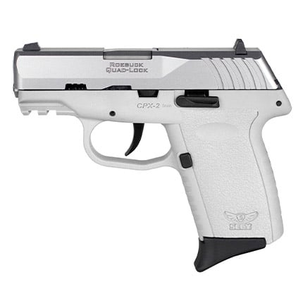 SCCY CPX-2 9mm Pistol 3.1" 10rd, SS/White - CPX2TTWTG3 - Sccy