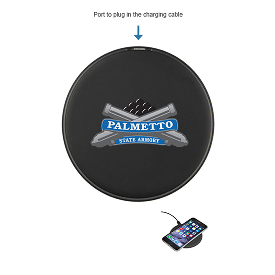 PSA Logo Wireless Charger, Black - 1007641