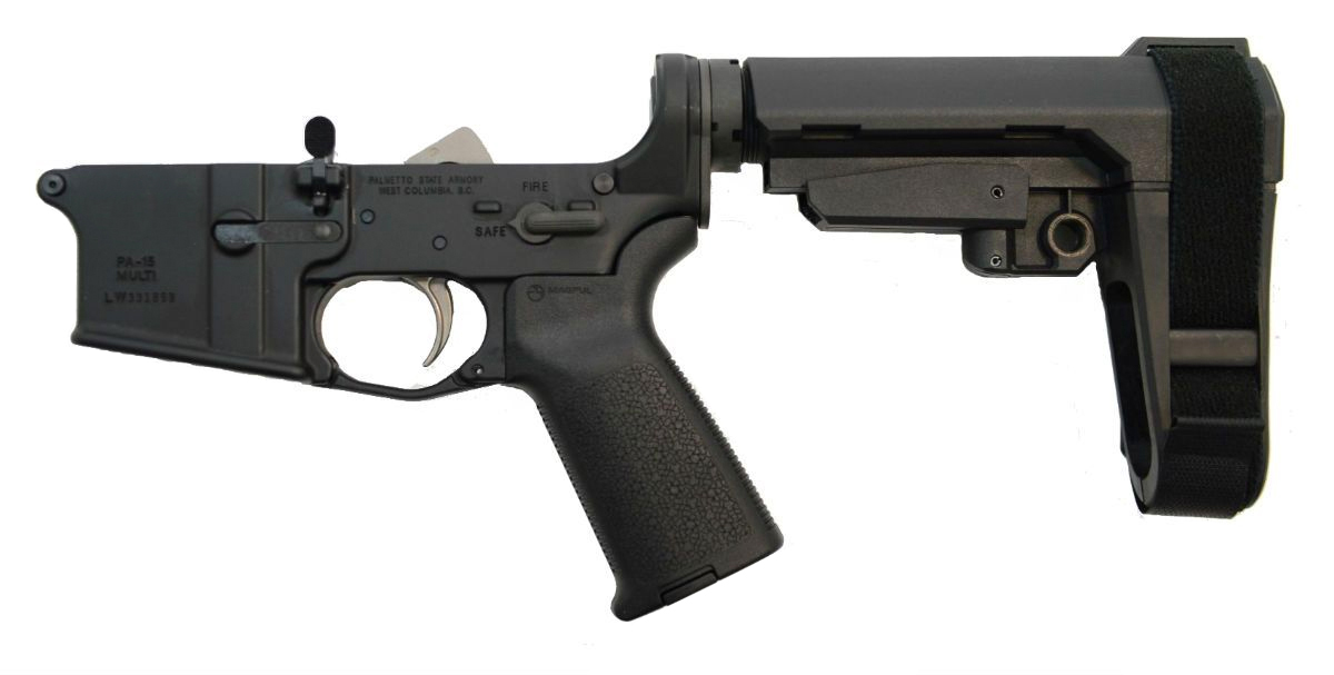 PSA AR15 Complete Stealth MOE EPT SBA3 Lower, Black - Palmetto State Armory