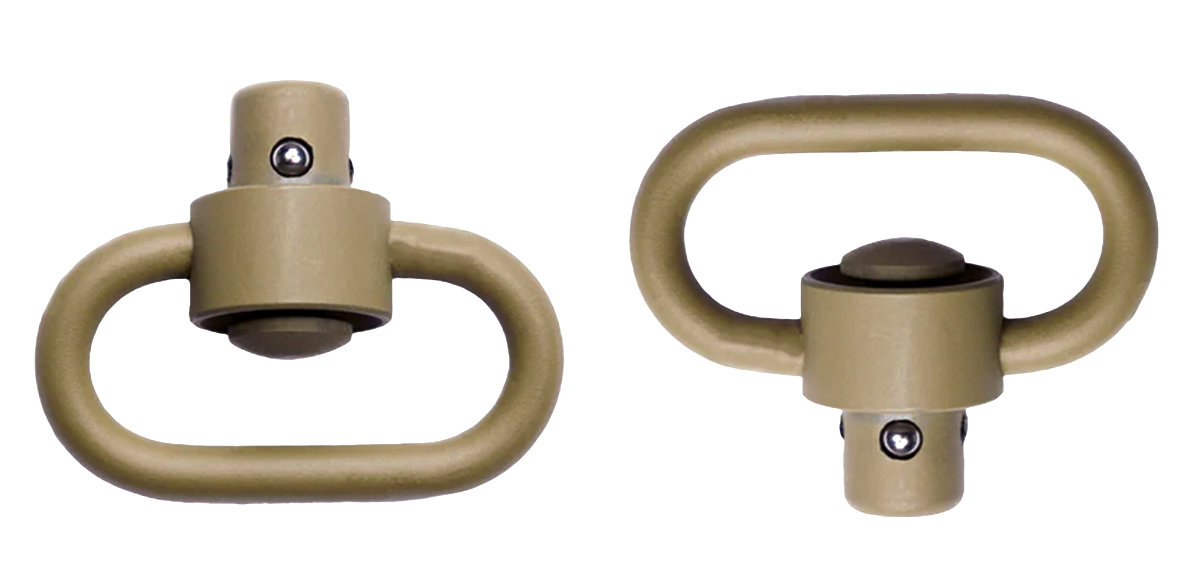 PSA Custom Heavy Duty Push Button Swivels - Desert Sand Cerakote - Psa Custom