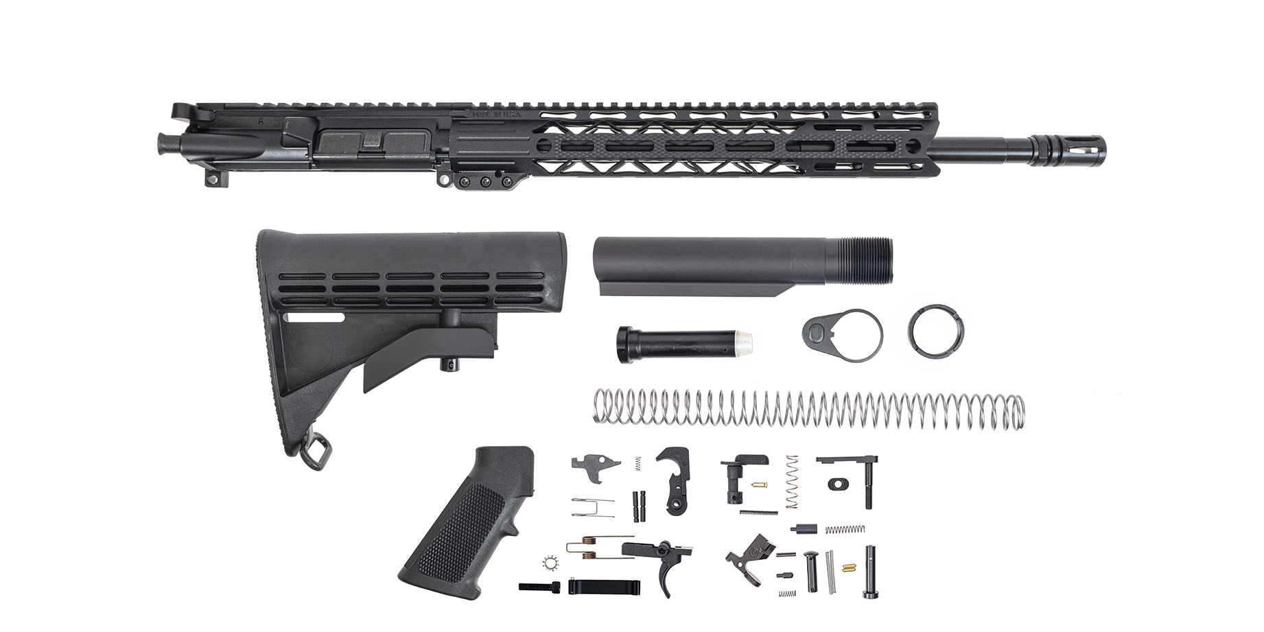 PSA 16" Mid-Length 5.56 NATO 1:7 Nitride 13.5" Lightweight M-Lok Classic Rifle Kit - Palmetto State Armory