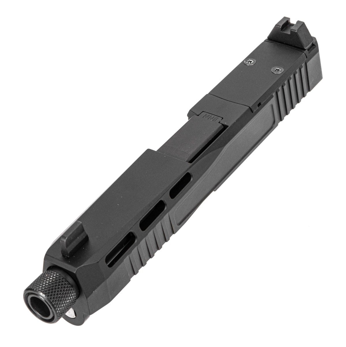 PSA Dagger Complete SW2 RMR Extreme Carry Cut Slide Assembly With Threaded Barrel, Black