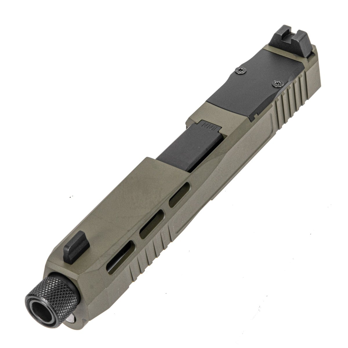 PSA Dagger Complete SW2 RMR Slide Assembly With Threaded Barrel, Sniper Green