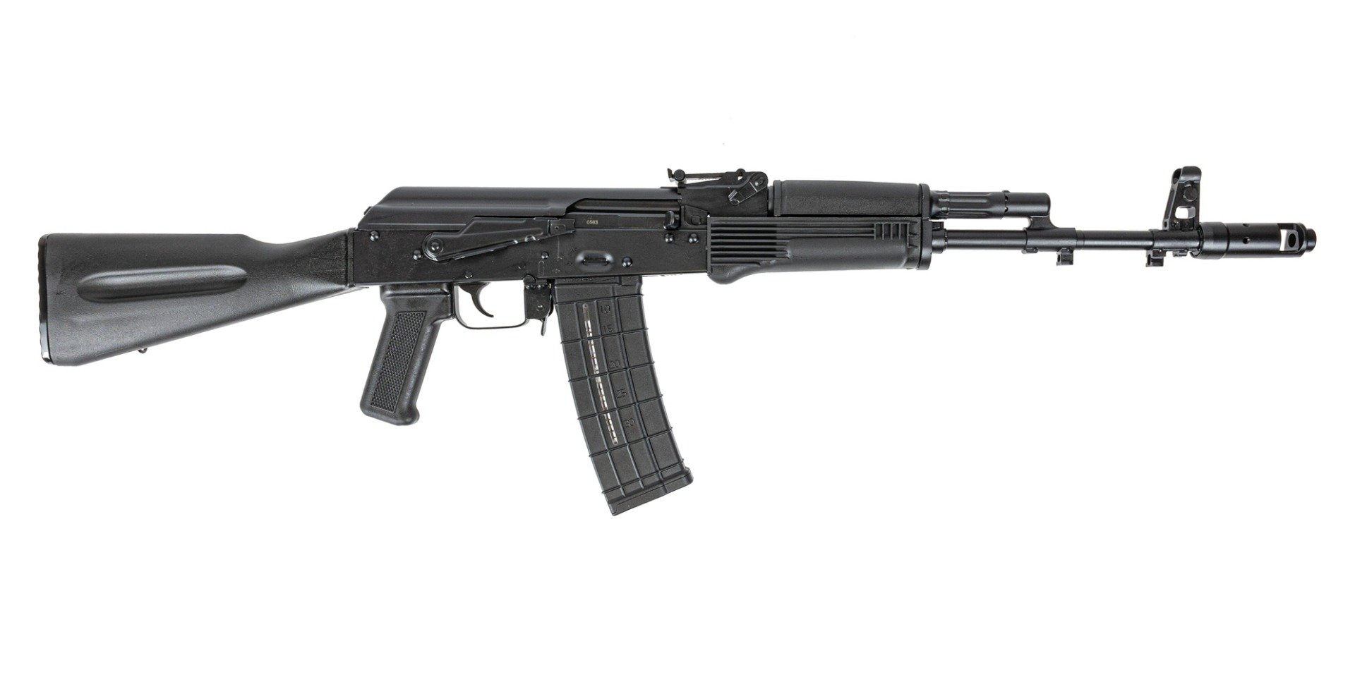 PSA AK-101 Classic Polymer Rifle with Toolcraft Trunnion, Bolt, and Carrier, Black - Palmetto State Armory
