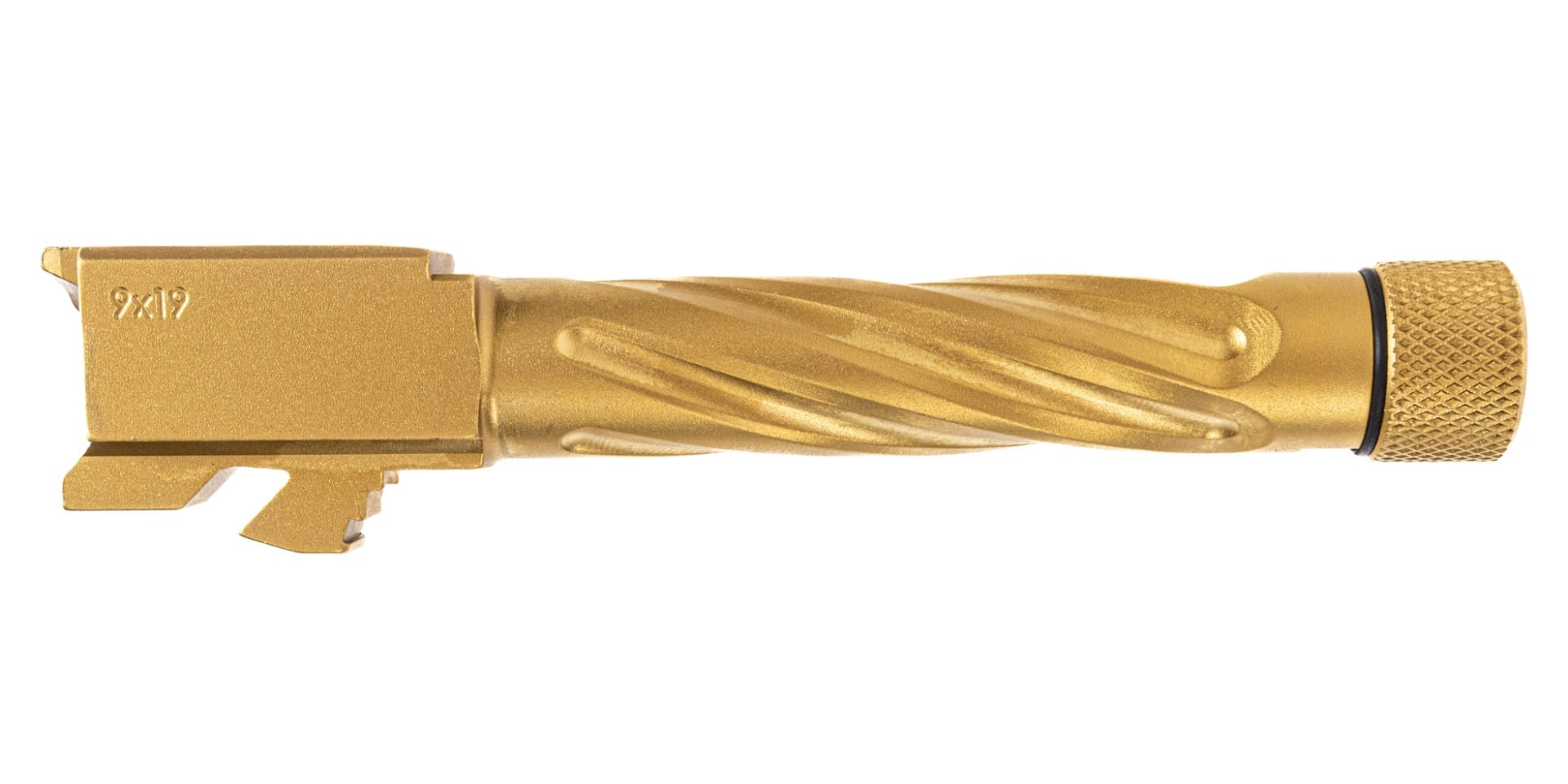 PSA Dagger Threaded Barrel - Spiral Fluted, Gold