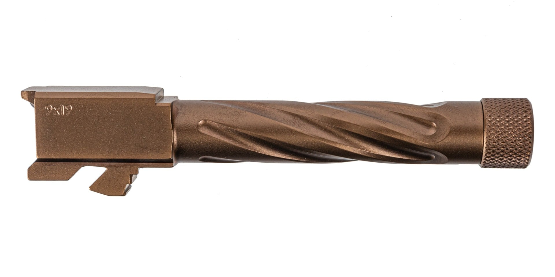 PSA Dagger Threaded Barrel - Spiral Fluted, Copper