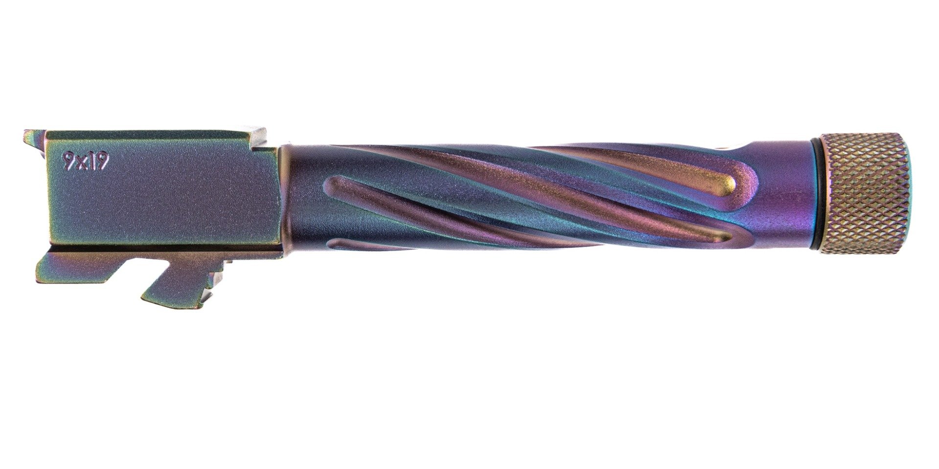 PSA Dagger Threaded Barrel - Spiral Fluted, Chameleon - Palmetto State Armory