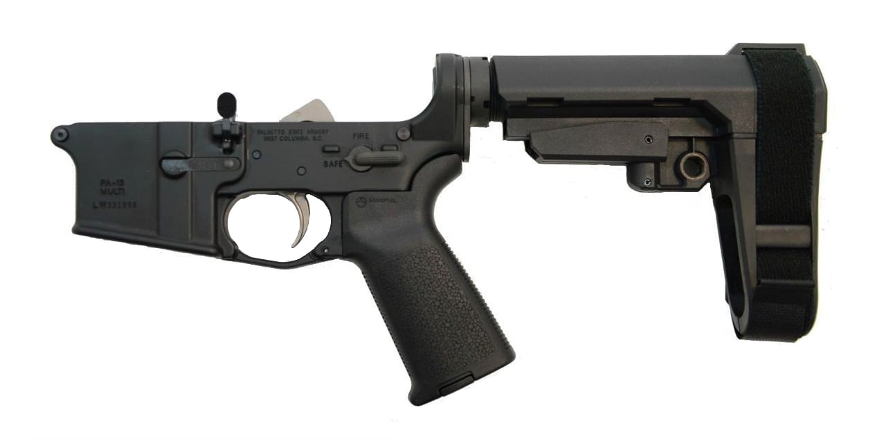 PSA AR15 Complete Stealth MOE EPT SBA3 Lower, Black - Palmetto State Armory