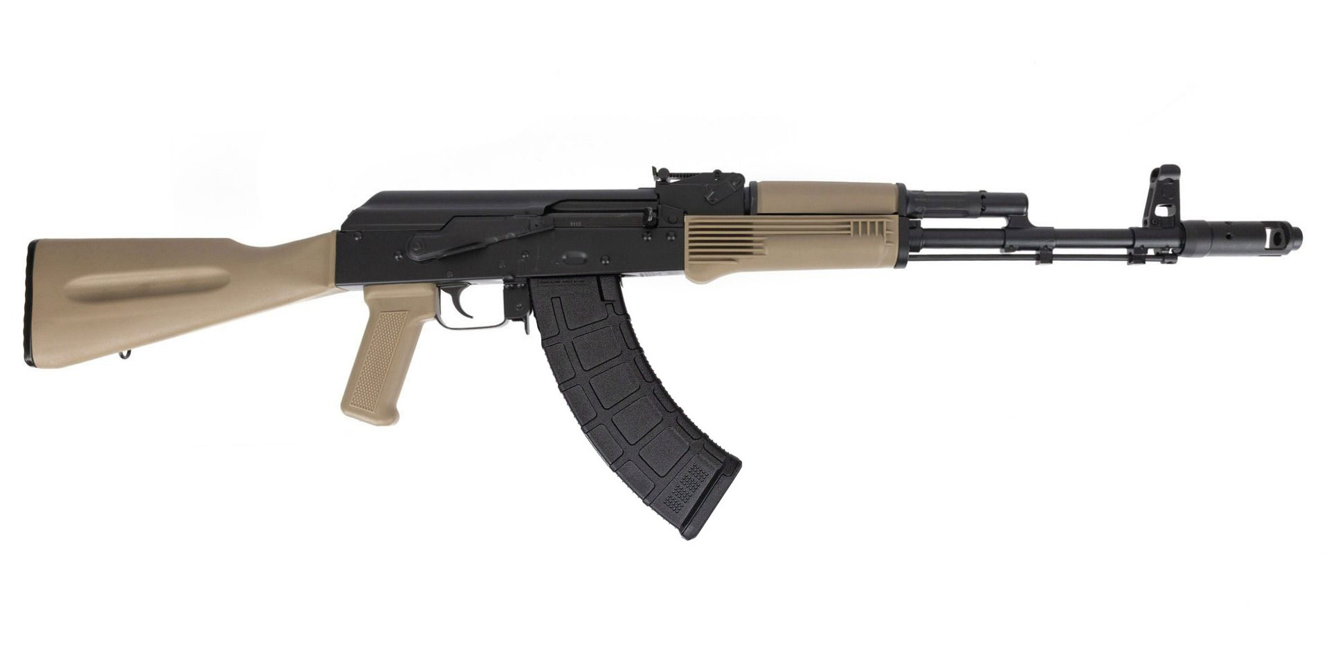 PSA AK-103 GF3 Forged Nitride Barrel Classic Polymer Rifle, FDE - Palmetto State Armory