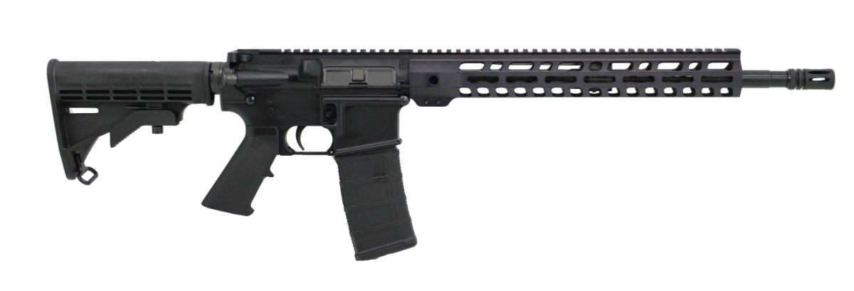 BLEM PSA PA-15 16"M4 Phosphate 5.56 NATO 1/7 Classic AR-15 Rifle with 13.5"M-LOK Rail, Black - Palmetto State Armory