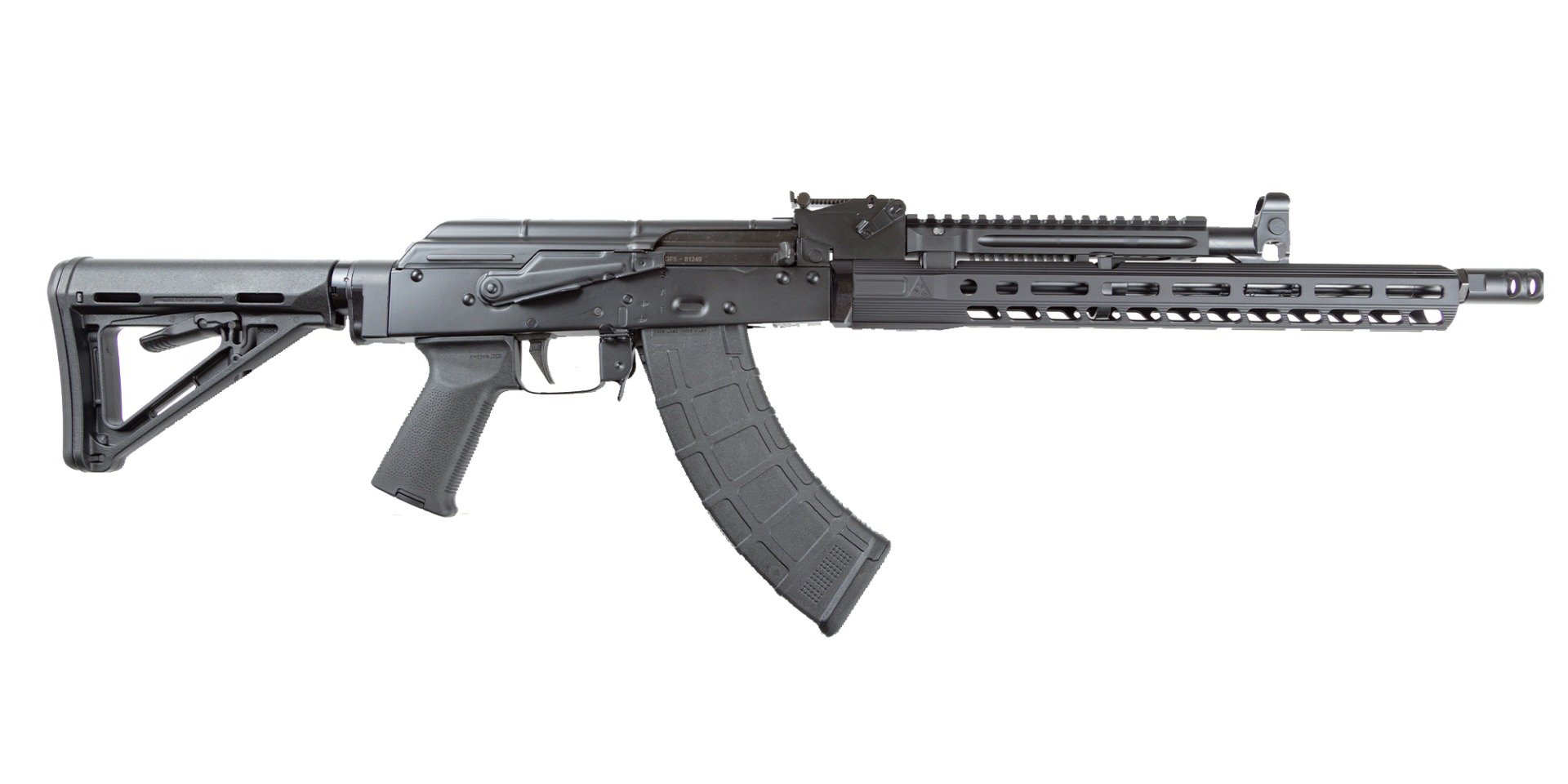 PSAK-47 GF5-E with ALG Trigger, PSA-SLR SOLO 13.5" Rail, Toolcraft Trunnion and Bolt - Palmetto State Armory