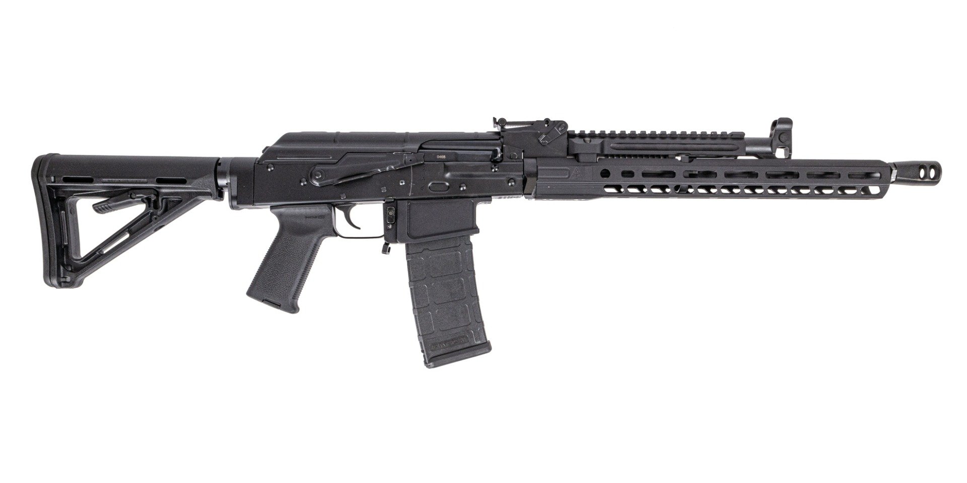 PSA AK-556 with PSA-SLR 13.5" SOLO Rail, M4 stock,Toolcraft Trunnion, Bolt, and Carrier - Palmetto State Armory