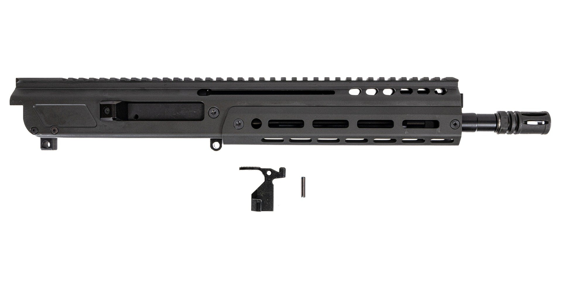 PSA JAKL 10.5" 5.56 NATO 1/7 Nitride Complete Upper With BCG, Bolt Catch & Both Catch Roll Pin, Smoke - Palmetto State Armory