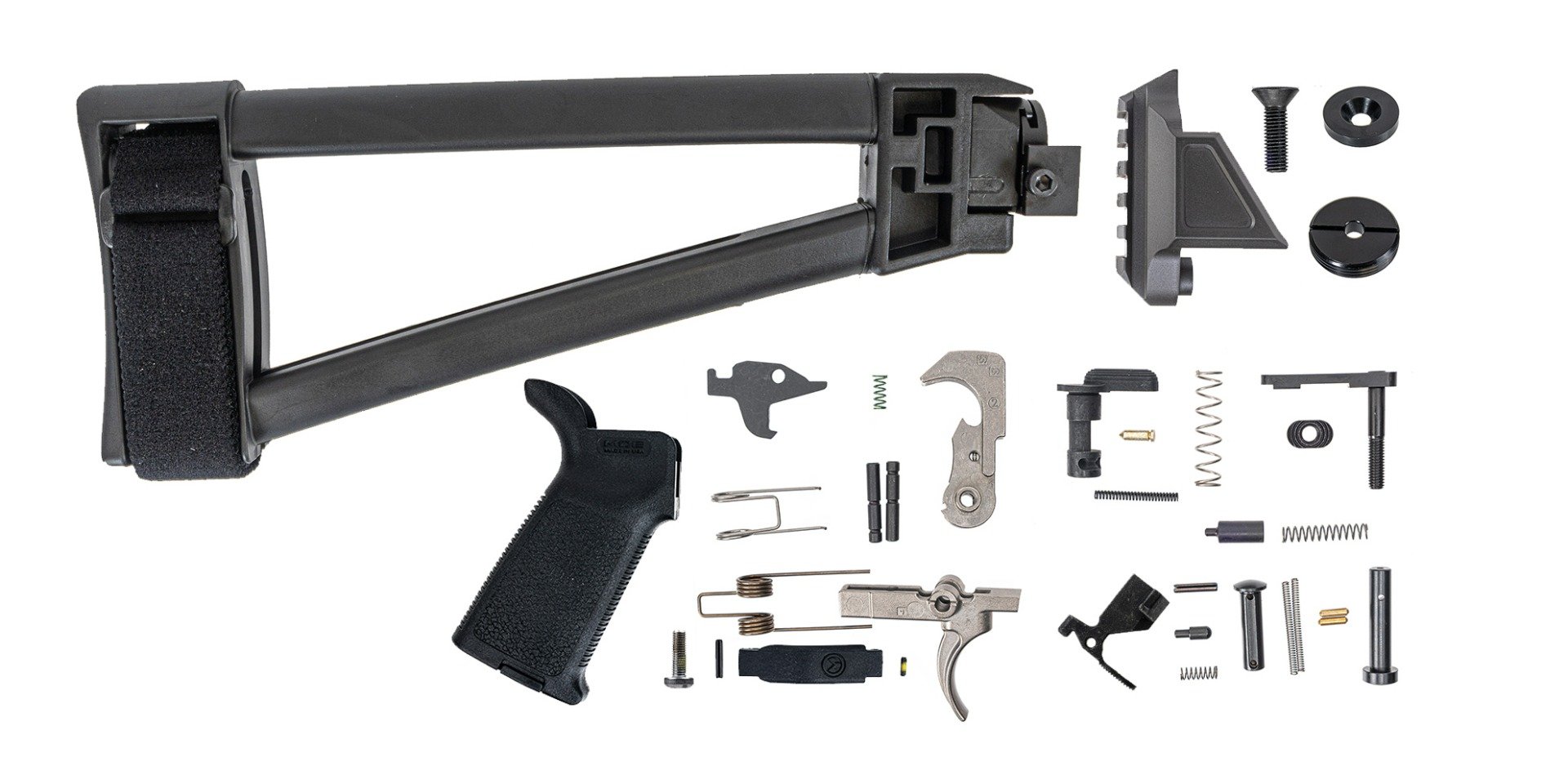 PSA Lower Build Kit, JAKL Smoke MOE EPT, Black - Palmetto State Armory