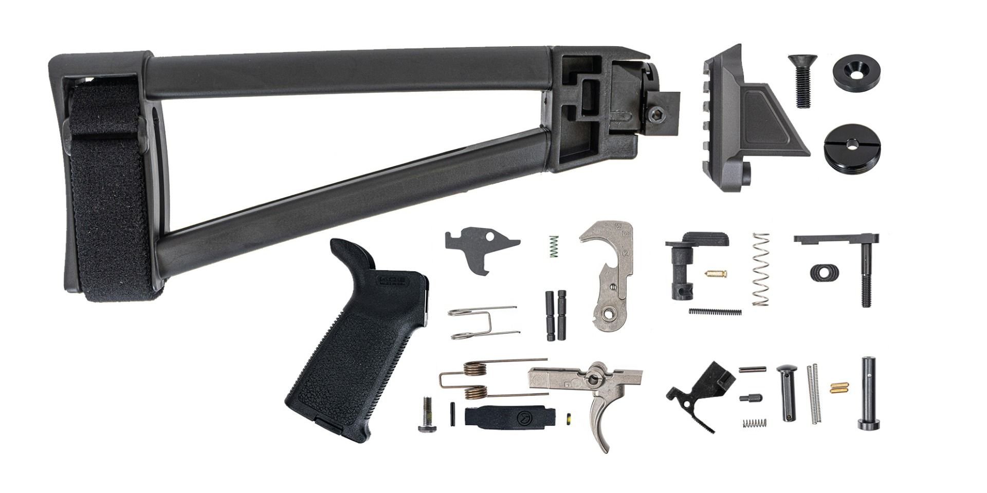 PSA Lower Build Kit, JAKL Smoke MOE EPT, Black