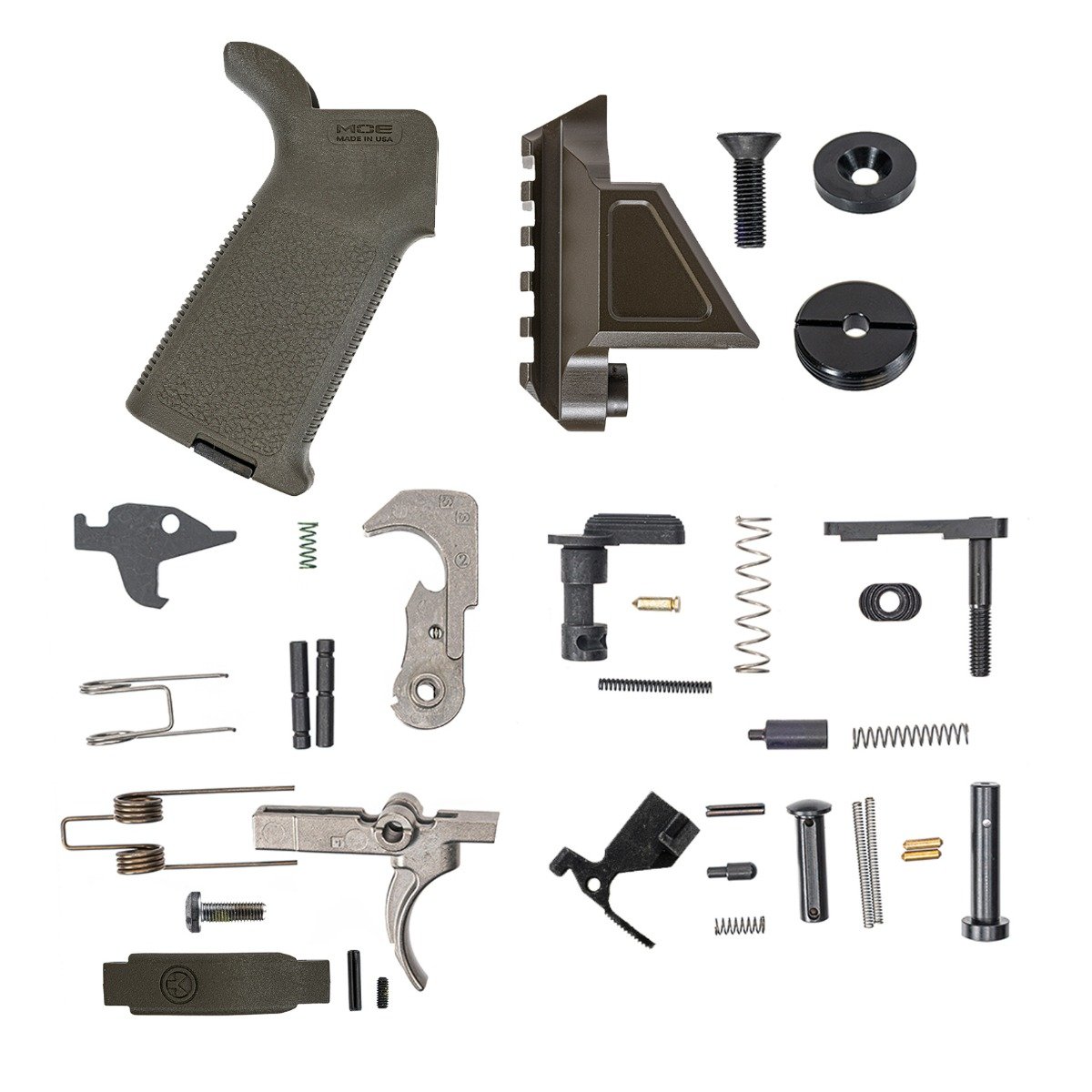 PSA Lower Build Kit, JAKL, MOE EPT w/o Brace, ODG - Palmetto State Armory