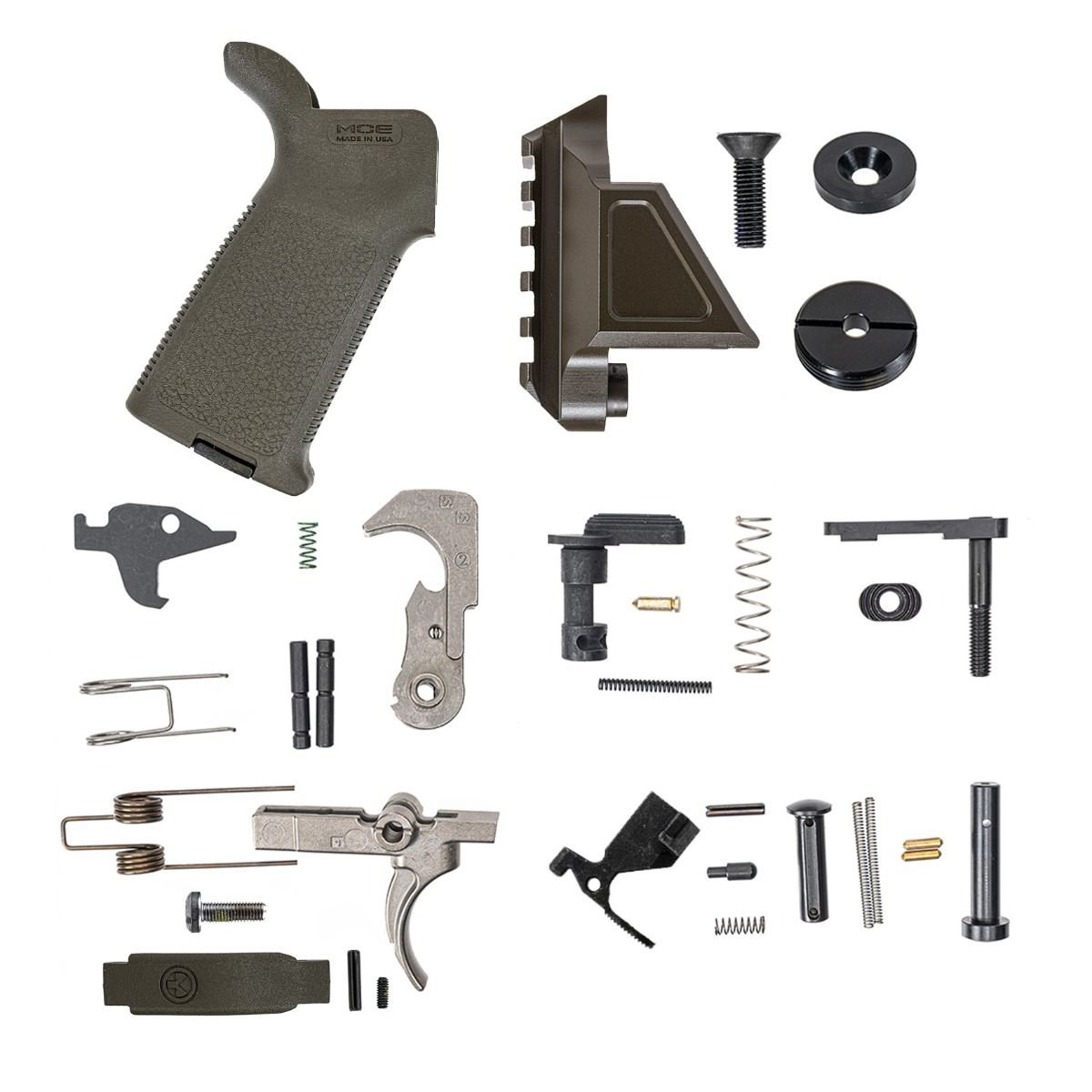 PSA Lower Build Kit, JAKL, MOE EPT w/o Brace, ODG