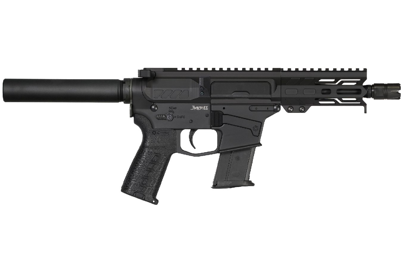 CMMG Banshee MK57 5.7x28mm Pistol 5", Black - 57ABCAD-AB