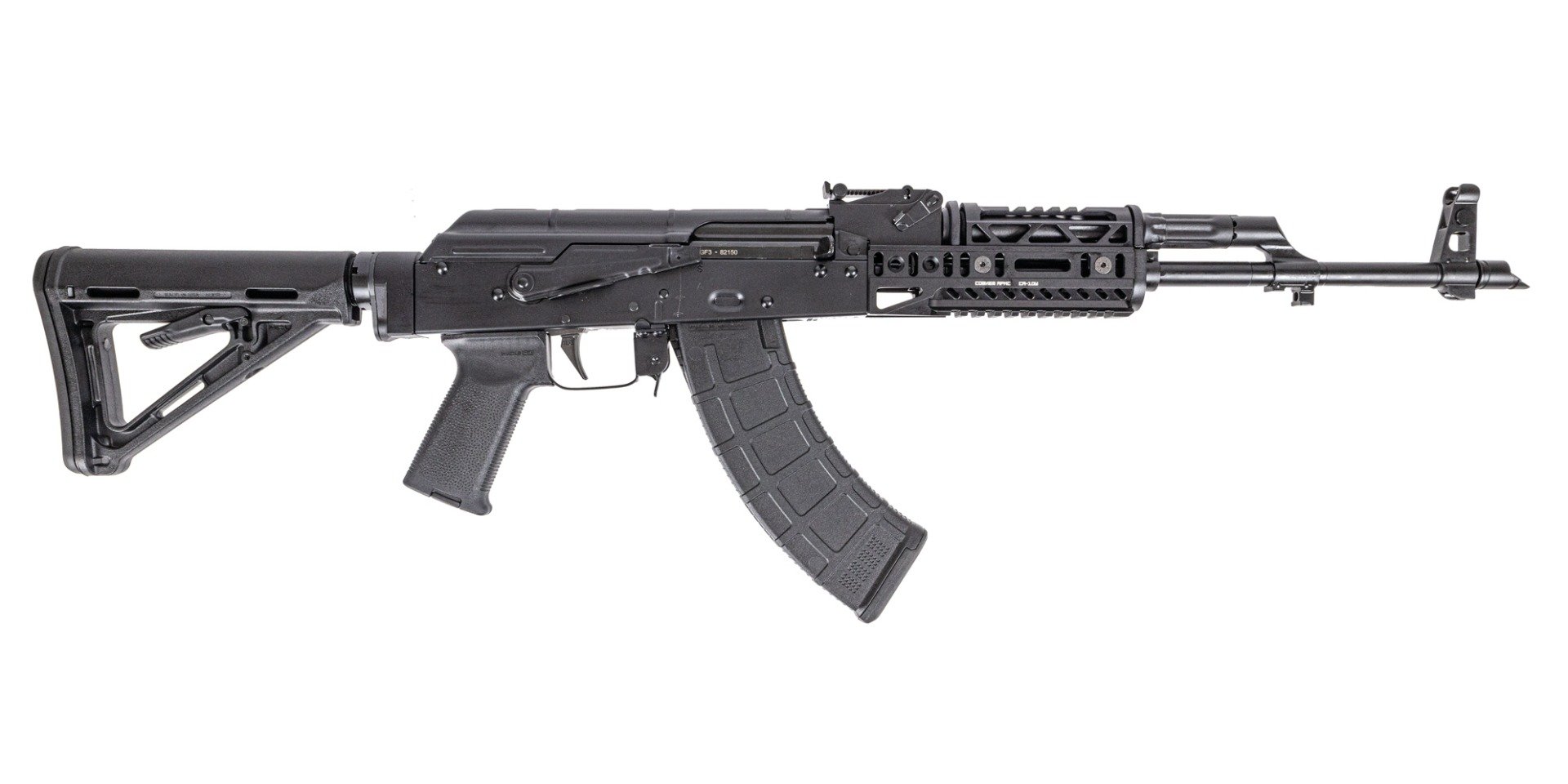 PSA AK-47 GF3 with M4 Stock, Soviet Arms SA-10U & SA-19 Rails,  and ALG Trigger - Palmetto State Armory
