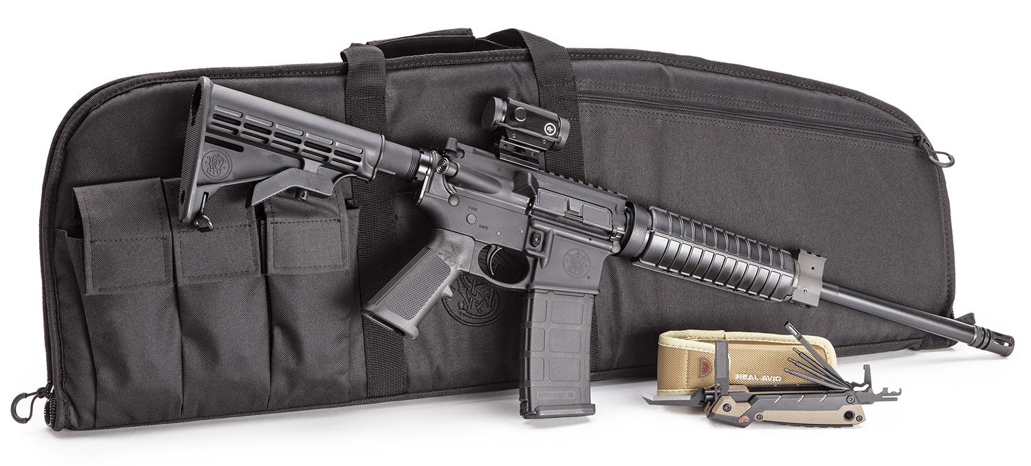 Smith & Wesson M&P15 Sport II 5.56 Nato Rifle 16" w/ Case & Real Avid AR Tool - 13712 - Smith & Wesson