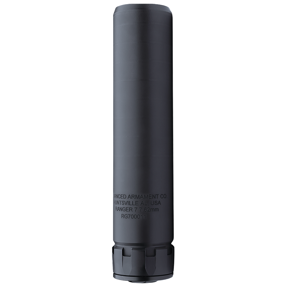 Advanced Armament Ranger 7 7.62mm Rifle Suppressor, Black - Advanced Armament