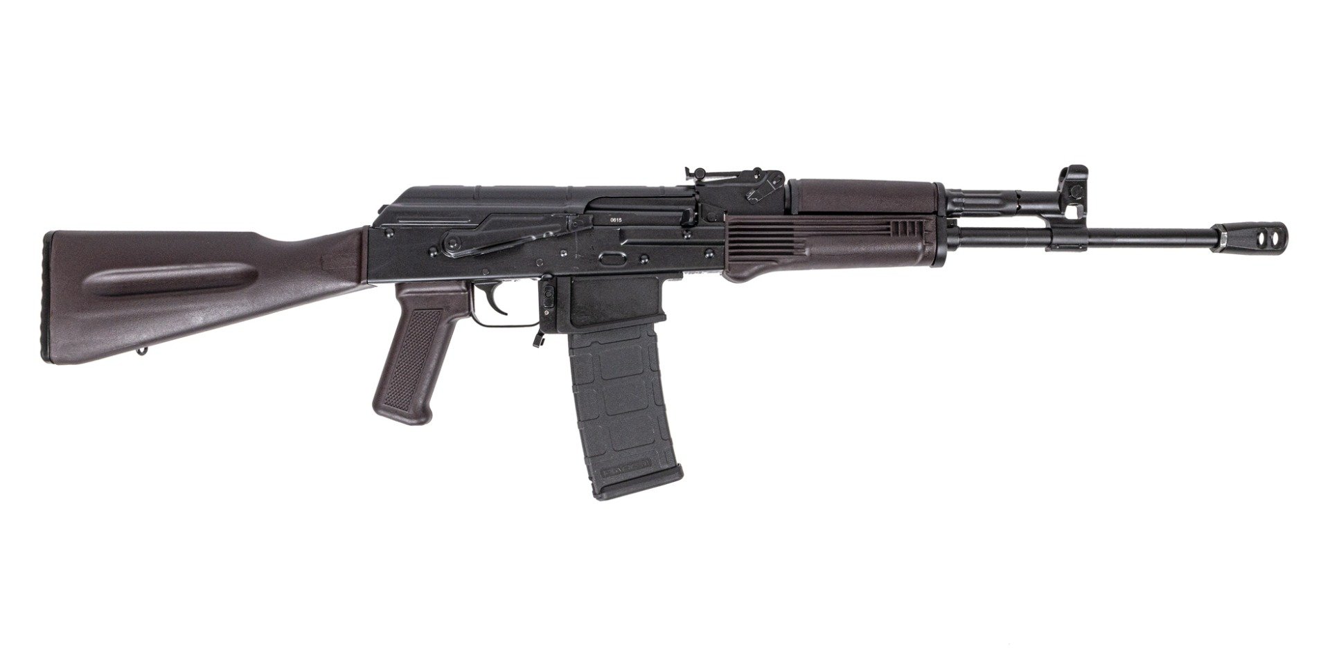 PSA AK-556 Forged Classic Polymer Rifle With Toolcraft Trunnion, Bolt, And Carrier, Plum - Palmetto State Armory