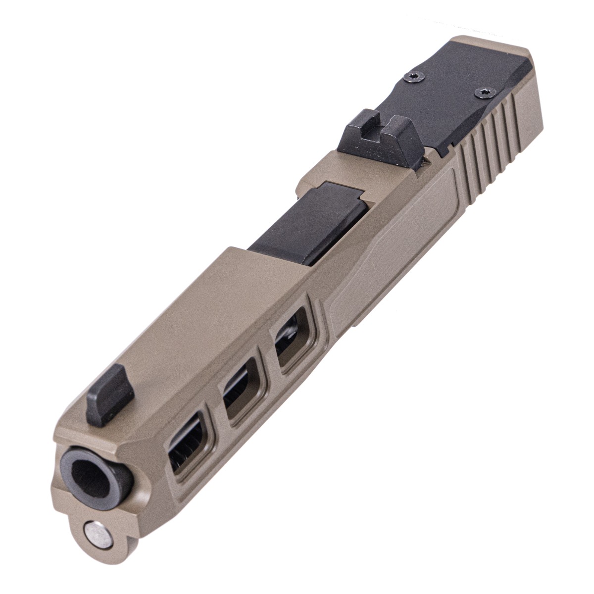 PSA Dagger Complete SW3 RMR Slide Assembly With Non-Threaded Barrel, Flat Dark Earth - Palmetto State Armory