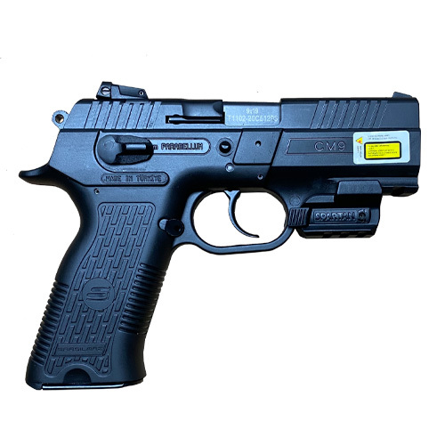 SAR CM9 9mm Pistol 3.8" 17rd, Black - CM9G1BL-LZ - Sar Usa